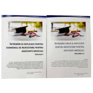 Pachet cu 2 Volume cu Întrebări Grilă și Explicații pentru Examenul de Reatestare
