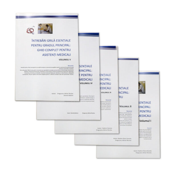 Pachet Complet cu 5 Volume de Întrebări Grilă Esențiale pentru Gradul Principal